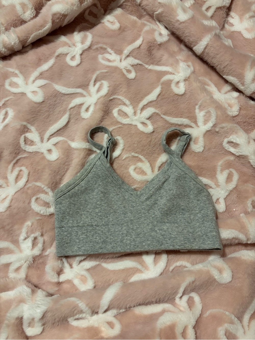 Aritzia Soft Wireless Bralette - Heather Gray